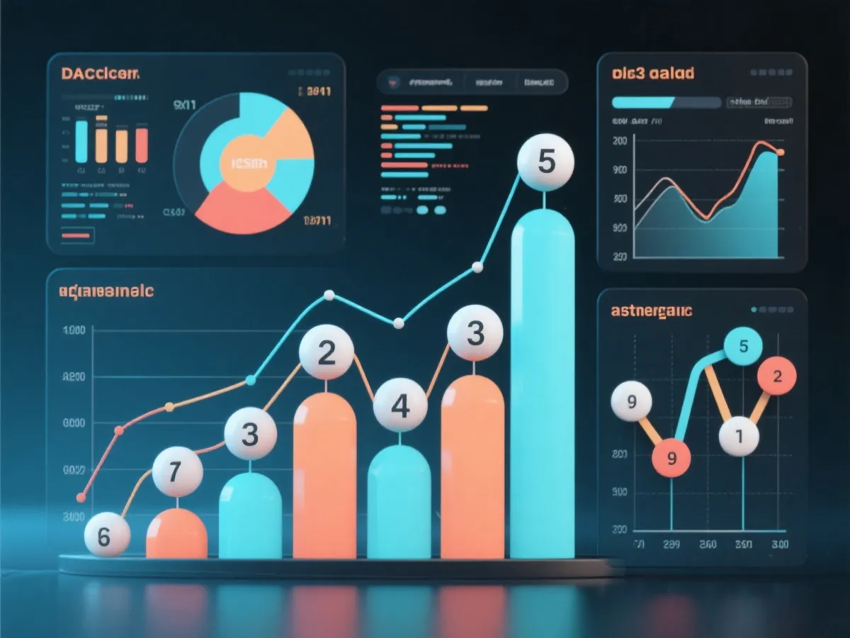双色球号码走势与统计分析示意图